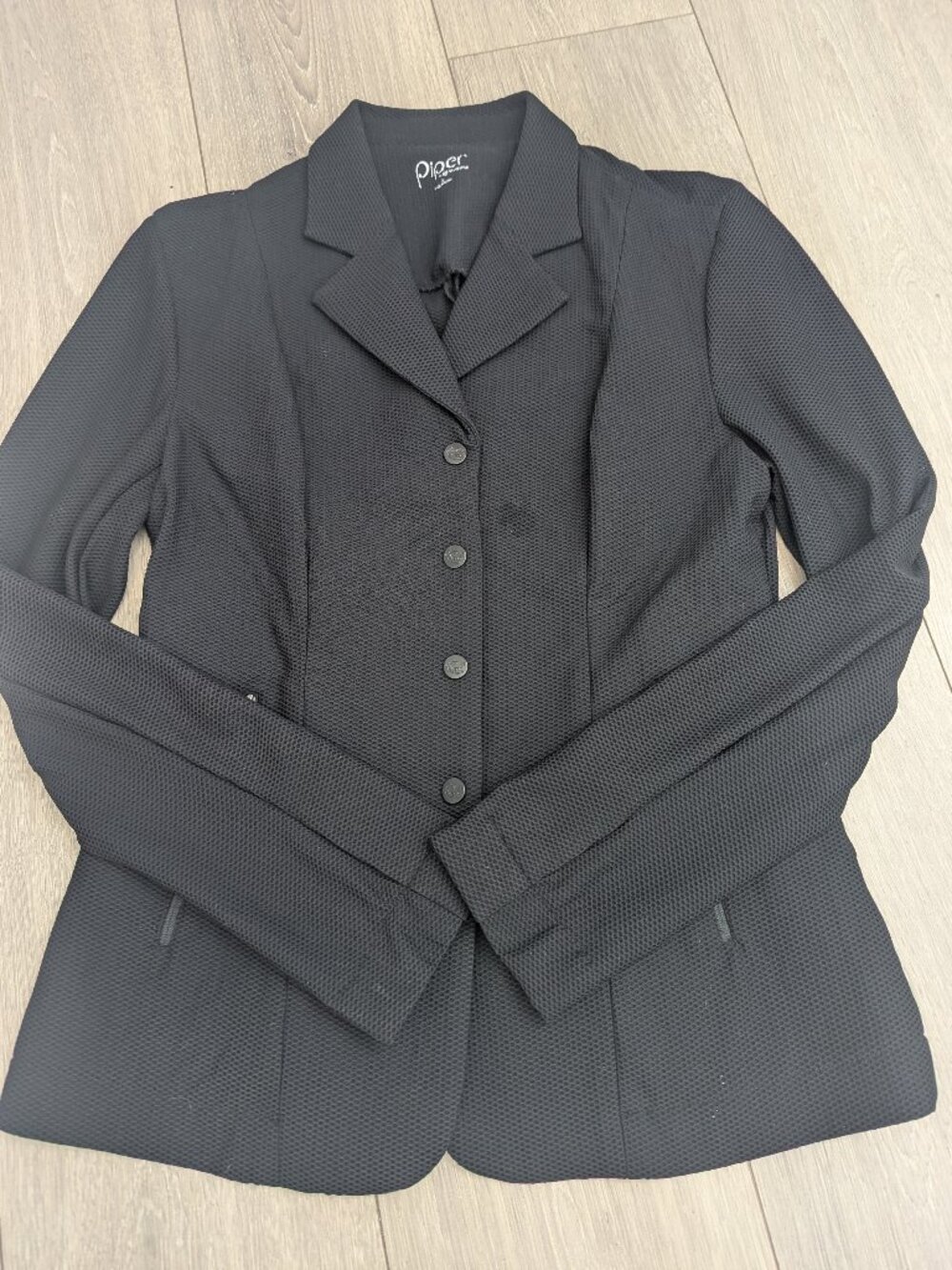 Piper Black Equestrian Mesh Jacket size 4